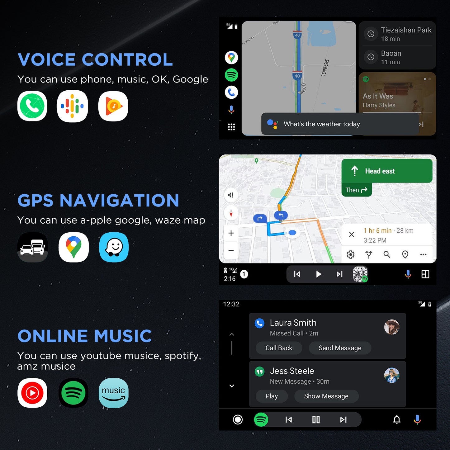 MSXTTLY U2A-AIR Android Auto Wireless Adapter